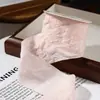 Cinta Jacquard Bordada Arrugada Hecha a Mano DIY Accesorios para el Cabello Lazo Doble Capa Cinta de Gasa de Nieve Correa para Envoltura de Regalos