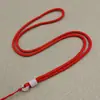 Colgante Circular Minimalista Tejido a Mano Hebilla de Seguridad Cordón para el Cuello Jade Hetian Jadeíta Collar con Cordón Cordón