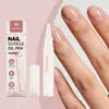 Pluma para Cuidado de Cutículas Nymixa Hidratación Suave Limpiador Exfoliante Cuidado Natural del Brillo para Uñas de Manos y Pies