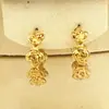 Nuevos Pendientes de Acero Inoxidable con Diseño de Nicho, Lindos Pendientes Cruzados Huecos con Lazo, Clavos para Orejas Versátiles de Lujo Ligero y Accesorios