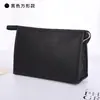 Nova bolsa de maquiagem em couro PU com padrão cruzado, bolsa de higiene pessoal à prova d'água, nécessaire multifuncional portátil para armazenamento de skincare