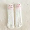 25 Pares de Calcetines Gruesos de Invierno para Niños para el Hogar Calientes de Terciopelo Coral con Forro Polar para Niñas Calcetines de Media Caña Dibujos Animados Muñeco Calcetines para Bebé