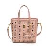 Bolsa Transversal Feminina 2024 Nova Bolsa Feminina Transversal de Ombro Bolsa Balde com Letras da Moda Bolsa Tote Coreana para o Dia a Dia