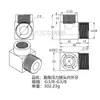 Conector de acero inoxidable 304 engrosado de alta presión de doble rosca interna y externa en ángulo recto CNC de acero inoxidable 304