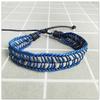 B200 Nueva Pulsera Elástica Casual Tejida a Mano Ajustable Joyería Pulsera Original para Hombres y Mujeres