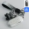 Adequado para chaveiro zero running t03 2021 c11 zero running s01 chaveiro de controle remoto de carro capa protetora fivela feminina