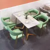 Cafetería de estilo nórdico, tienda de té de leche y postres de moda, bar lounge, asientos de sofá, restaurante informal, asientos en cabina, juego de mesa y silla para pasteles y bocadillos