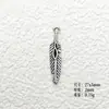 Accesorios DIY exclusivos de aleación de plata de Xizang transfronterizos, nuevos pendientes de hoja estilo nacional chino, accesorios para collares y joyas, venta al por mayor