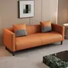 Sofá estilo minimalista italiano para apartamento pequeño, sala de estar, dormitorio, área de descanso de dos o tres plazas, salón de belleza, tienda de ropa