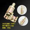 Set de herramientas para cortar cuero con fuelle de acero inoxidable, batidor de onda 3 cuchillas, 6 cabezales de 4 puntas, empuje manual, soporte automático de borde plano