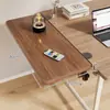 Placa de extensión de escritorio, uso en oficina, no requiere taladro, panel de mesa extensible, soporte de brazo plegable, bandeja para teclado
