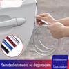 Tira anticolisão de porta de carro galvanoplastia porta brilhante anti-riscos adesivo protetor padrão de fibra de carbono corpo de carro tira decorativa universal