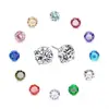 Brincos Pequenos Beixi Simples de Prata Esterlina S925, Mini Básico de 2mm, Quatro Garras, Pregos de Lóbulo Versáteis para Homens e Mulheres, Casais