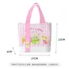 Nova Moda Desenho Animado Bolsa de Lona Grossa Bolsa de Ombro Bolsa de Estudante Bolsa de Armazenamento para Viagem de Primavera Bolsa de Lona Ins
