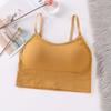 Verano popular nuevo hilo sin costuras 646 envuelto pecho belleza femenina correa de espalda chica ropa interior tubo superior chaleco deportivo femenino