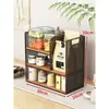 Estante de Almacenamiento de Escritorio, Artefacto de Almacenamiento para Mesa de Comedor, Escritorio, Estación de Trabajo, Taza de Agua, Encimera de Cocina, Estante Multicapa para Escritorio