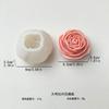 Molde de Flor de Peônia Silicone Flor de Peônia Aromaterapia Gesso Goma de Gota Goma Pedra Expansiva Ornamentos Flor de Peônia Vela Molde de Silicone