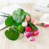 Simulação de pomba grande lótus atacado paisagem de mesa de sala planta decoração flor artificial estrada de casamento adereços de decoração guia