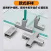 Abrazaderas fijas de placa acrílica engrosada, abrazaderas para azulejos de vidrio, fregaderos para verduras, macetas, jardineras, soportes de accesorios de aleación de aluminio
