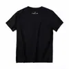 Nueva Camiseta de Algodón Pima para Mujer, Algodón Merceizado, Cuello Redondo, Hombro Normal, Camiseta Blanca, Algodón de Fibra Larga, Top Básico de Manga Corta de Alta Gama