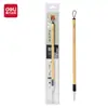 Set de Pinceles Nube Blanca Deli Hw159 de Tres Pinceles Portátiles para Principiantes para Practicar Caligrafía y Escritura