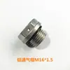 Reductor Tubular Mirilla de Aceite Tipo L Tubo de Llenado de Aceite Espejo Indicador de Nivel de Aceite Indicador de Nivel de Líquido Tubería de Aceite Curva Ventana de Copa de Aceite Tapa Transpirable M16*1.5