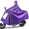 Poncho impermeável genuíno, ultra macio, ultra espesso, tamanho extragrande, comprimento estendido, capa de chuva para motocicleta para uma ou duas pessoas, poncho de chuva alargado para veículo elétrico
