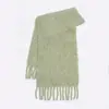 Bufanda de lana mezclada de 18 colores hecha en casa para mujer, bufanda de invierno de color liso, versátil, a prueba de frío, bufanda para estudiantes