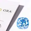Moissanita de forma cuadrada y colorida, color D, Púrpura Emperador Fanta, Amarillo Limón, piedras sueltas de moissanita de forma irregular, suministro del fabricante