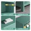 Estantería infantil de suelo dormitorio multicapa casera de madera maciza lectura apartamento pequeño sala de estar taquilla simple oficina