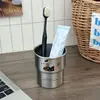 Copo de Enxaguante Bucal Fofo de Dachshund Caseiro Novo para Casa Casal Copo para Escovar os Dentes Dormitório Estudantil Copo de Escova de Dentes de Aço Inoxidável