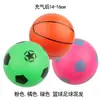 Juguetes Inflables para Niños de 12 cm Inflables para Jardín de Infancia Balón de Fútbol Pequeño de 16 cm Pelota Azul Saltarina para Niños Venta al por Mayor Venta Caliente