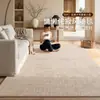 Alfombra para sala de estar, lavable y limpiable con trapo, estilo crema nuevo, bajo mantenimiento, estilo vintage, alfombra de mesita de noche para dormitorio, alfombra impermeable y engrosada