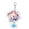 Llavero de acrílico con Wendy, Klee, Mona y Azúcar - llavero de mercancía de anime