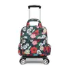 Bolsa de viaje mini plegable ultraligera al por mayor, bolsa de carrito pequeña universal con ruedas portátil, caja de tela para viaje de abordaje