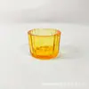 Taza de Vela Taza Vacía Portavelas Pequeño Recipiente para Velas DIY Contenedor de Aromaterapia Pequeña Capacidad Wholesale Vidrio Transparente Mini Color Degradado