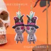 Pendientes de Halloween Transfronterizos Europeos y Americanos Cráneo Creativo Momia Elfo Telaraña Globo Ocular Pendientes de Acrílico