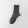 Calcetines de Algodón para Hombre, Media Pantorrilla, Estilo Delgado de Verano, Transpirables, Absorbentes de Sudor, Anti-Olor, Calcetines Largos Blancos para Negocios, Calcetines para Hombre Zhuji