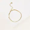 Pulseira de Espinha de Peixe Nova Europeia e Americana Pulseira de Corrente de Osso de Cobra Personalizada Tendência Moda Presente Acessórios de Viagem para Meninas Verão