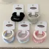 Estilo de diseñador coreano~Nuevos scrunchies de malla de alta elasticidad, elegantes y sofisticados, suaves con el cabello, accesorio para el cabello