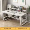 Escritorio para el hogar con estantería integrada, escritorio para computadora, escritorio para juegos, escritorio para escribir para niñas, escritorio simple, juego de escritorio y silla para estudiar