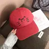 Gorra de Béisbol Bordada de Gatito Linda y Dulce para Mujer, Nuevo Estilo Primavera y Verano 2026, Circunferencia de Cabeza Grande, Gorra de Pico Informal Versátil