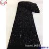 Tela de terciopelo bordado de cifrado color mágico laminado lentejuelas decorativas otoño e invierno ropa de mujer lentejuelas de tela encaje