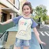 Camisetas de Manga Corta para Bebés, Ropa Casual de Verano para Niños, Estilo Delgado de Algodón Puro, Ropa Linda de Verano para Bebés y Niños Pequeños, Ropa para Exteriores