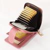 Bolsa para Tarjetas de Organización de Fábrica para Mujer, Portatarjeta de Conducir, Estuche para Múltiples Tarjetas, Estuche de Cuero, Cartera, Bolsa Multifuncional Todo en Uno para Hombre