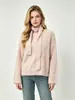 Fábrica de origen directo transfronterizo conjunto de dos piezas de imitación de pelo de visón europeo y americano para otoño e invierno con bufanda y suéter para mujer, top de punto suave y cálido