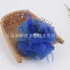 2025 Tul de Nieve Malla Elástica Tocado Corsage de Rendimiento Flor Artificial Flor para Ropa Versátil Color de Exportación Europeo y Americano Completo 1119