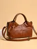 2026 Nova Bolsa de Couro Macio à Prova d'Água Versátil de Grande Capacidade para o Dia a Dia de Mulheres, Bolsa de Ombro de Mão de Grande Capacidade