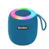 Altavoz Bluetooth para Ciclismo al Aire Libre, Portátil Inalámbrico con Ranura para Tarjeta, Subwoofer, Luz Ambiental para el Hogar, Sistema de Audio de Escritorio