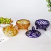 Tigela de vidro com tampa, prato pequeno, travessa quadrada para frutas e frutas secas, pote de doces, caixa de armazenamento, recipiente